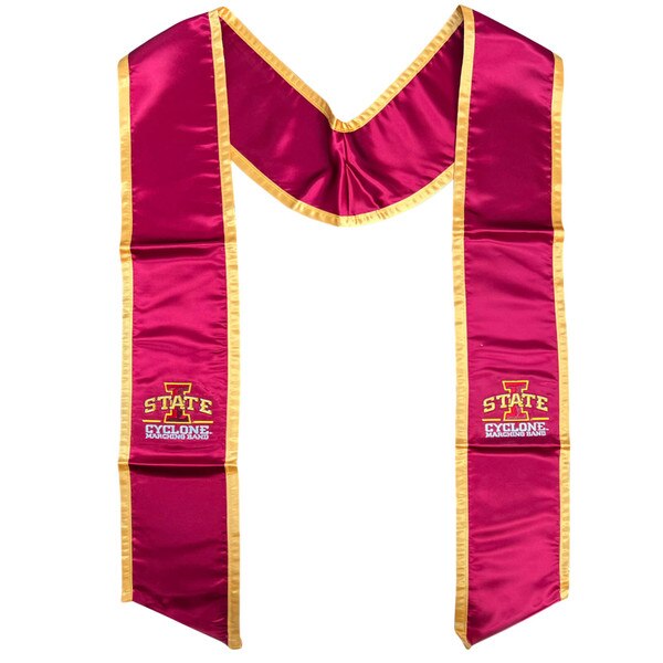 I-State Cyclone Marching Band Graduation Stole